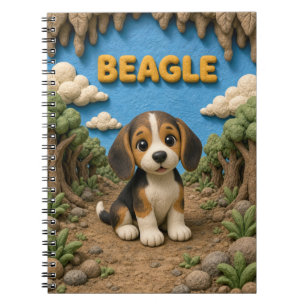 Cuaderno Cachorro de Beagle Adorable, Perro Bebé