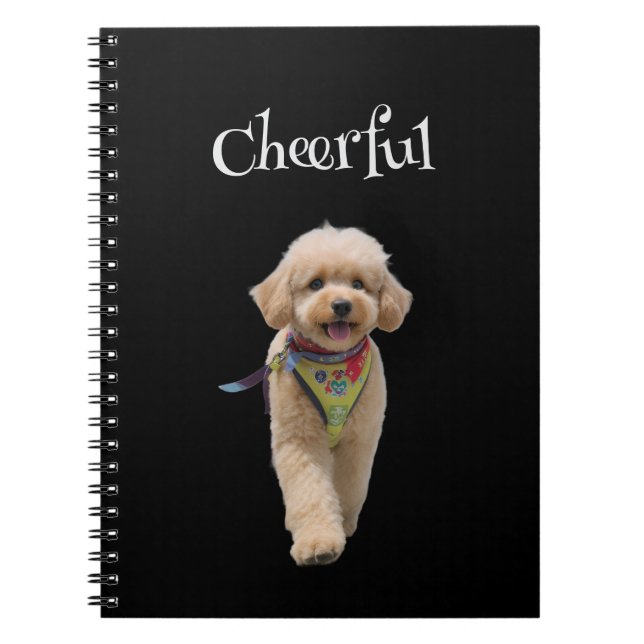 Cuaderno Cachorro de Marfil Esponjoso (Frente)
