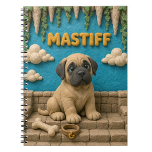 Cuaderno Cachorro de Mastín Adorable, Bebé Perro