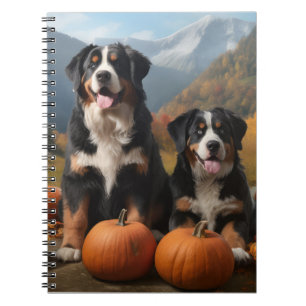 Cuaderno Cachorro de montaña suizo mayor delicia de otoño c