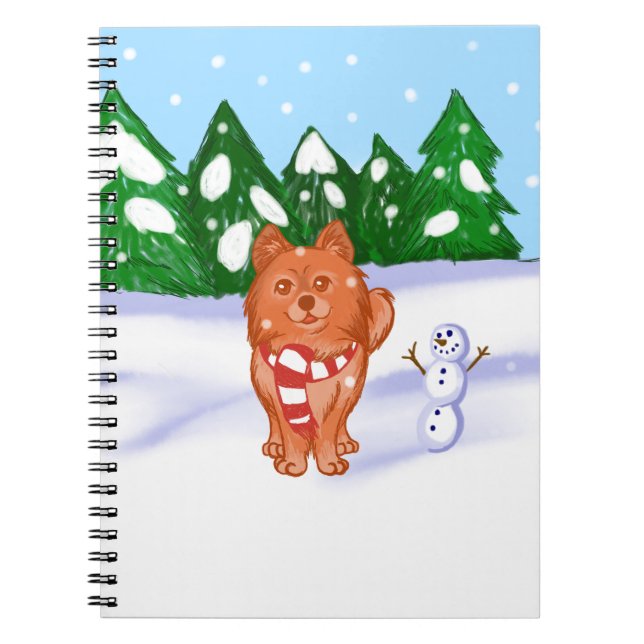 Cuaderno Cachorro de nieve (Frente)