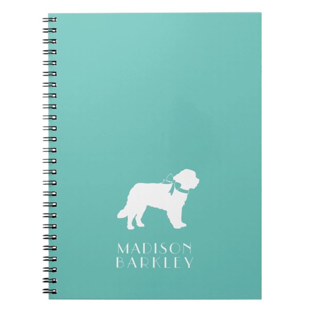 Cuaderno Cachorro de perro de San Bernardo (Frente)