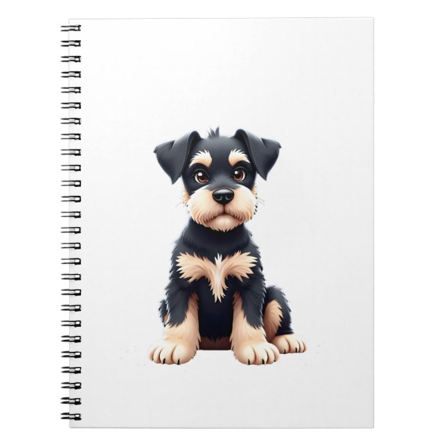 Cuaderno Cachorro de Schnauzer Miniatura (4) (Frente)