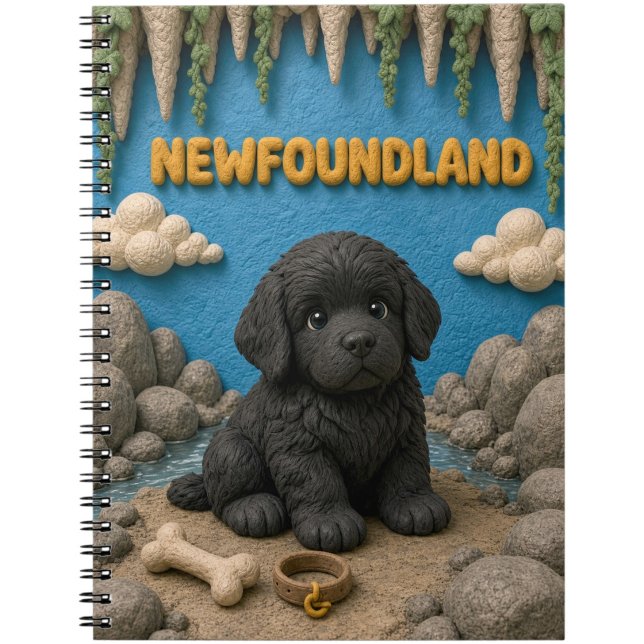 Cuaderno Cachorro de Terranova Adorable, Bebé Perro (Subido por el creador)