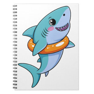 Cuaderno Cachorro de Tiburón Adorable con Flotador   Niños