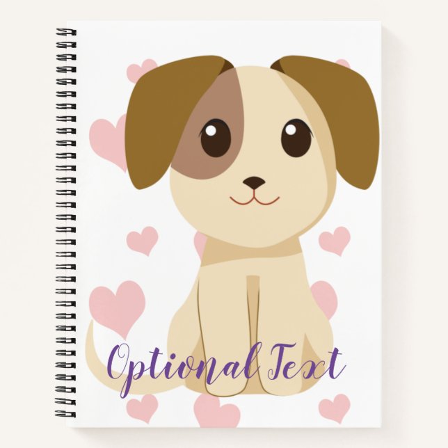Cuaderno Cachorro dulce (Anverso)