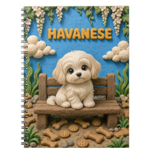 Cuaderno Cachorro Havanés Adorable, Perrito Bebé