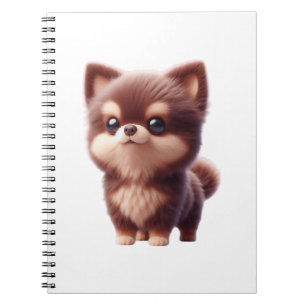Cuaderno Cachorro Lindo y Esponjoso � Diseño de Perro Adora