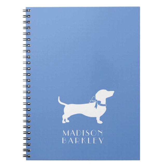 Cuaderno Cachorro perro salchicha Dachshund (Frente)