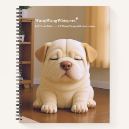 Cuaderno Cachorro Shar Pei - Suave Serenidad por WangWang