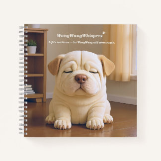 Cuaderno Cachorro Shar Pei - Suave Serenidad por WangWang