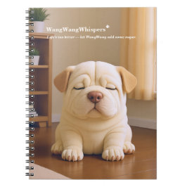 Cuaderno Cachorro Shar Pei - Suave Serenidad por WangWang
