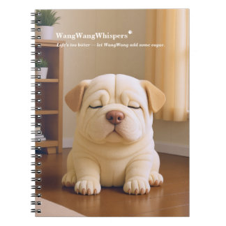 Cuaderno Cachorro Shar Pei - Suave Serenidad por WangWang