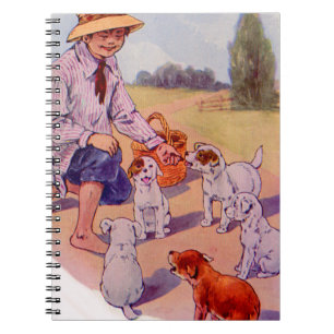 Cuaderno Cachorros de alimentación de los años 1930