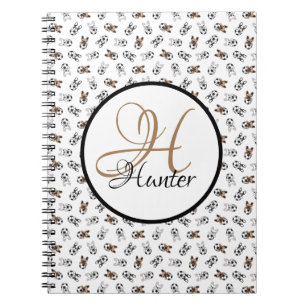 Cuaderno Cachorros Futbolísticos Monogramados