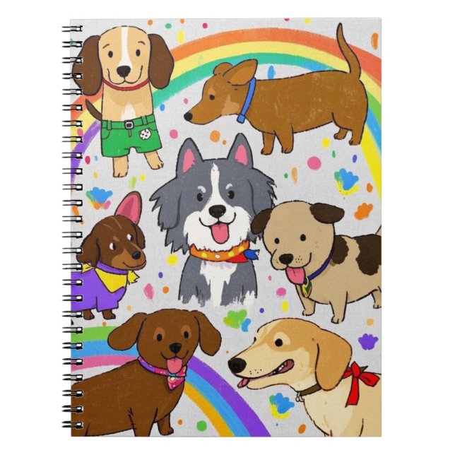 Cuaderno Cachorros juguetones (Frente)