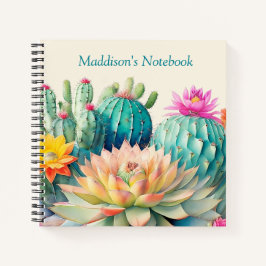 Cuaderno Cacti Y Suculento