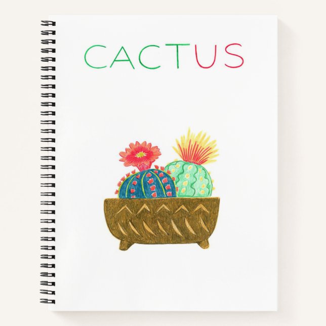 Cuaderno Cactus (Anverso)