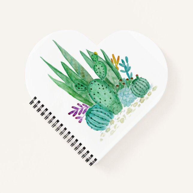 Cuaderno Cactus, acuarela (Anverso)