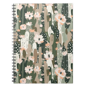 Cuaderno Cactus Art Moda única del desierto negro Glam Sout