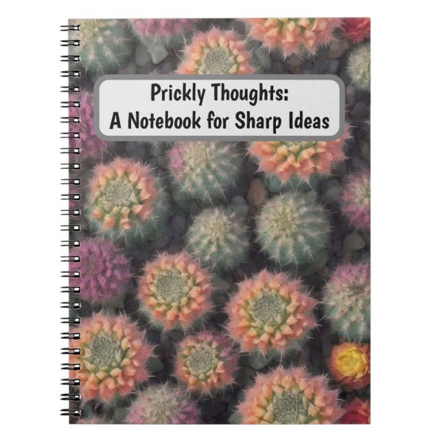 Cuaderno Cactus colorido (Frente)
