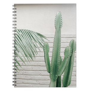 Cuaderno Cactus de candelabra verde