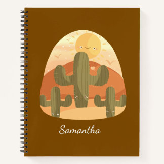 Cuaderno Cactus Desert With Sun