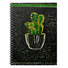 Cuaderno Cactus dibujado