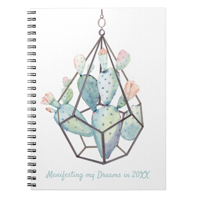 Cuaderno Cactus geométricos (Frente)