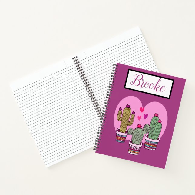 Cuaderno Cactus lindo (Interior)