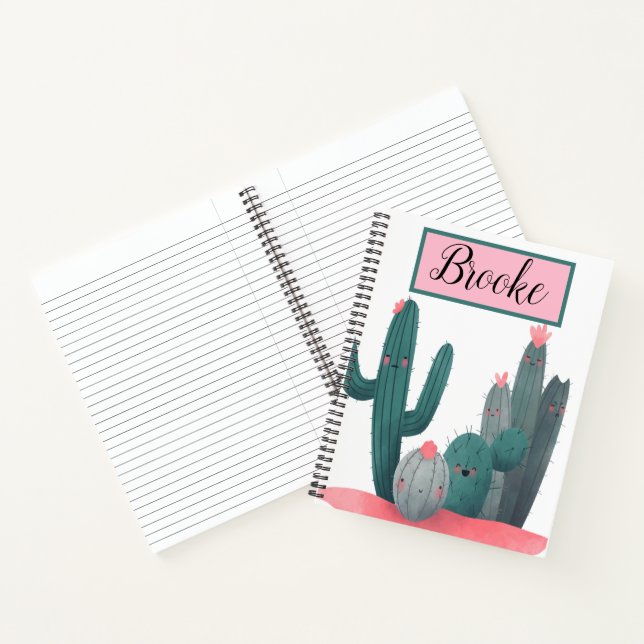 Cuaderno Cactus lindo (Interior)