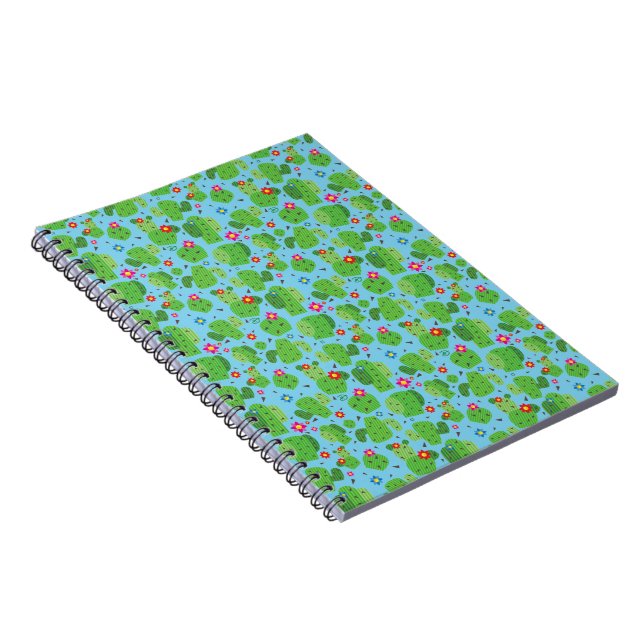 Cuaderno Cactus Me Outside (Azul) - Portátil (Lado Derecho)