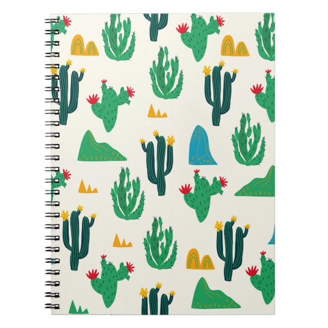 Cuaderno Cactus Natural: Arte Popular Sin Maravillas. (Frente)