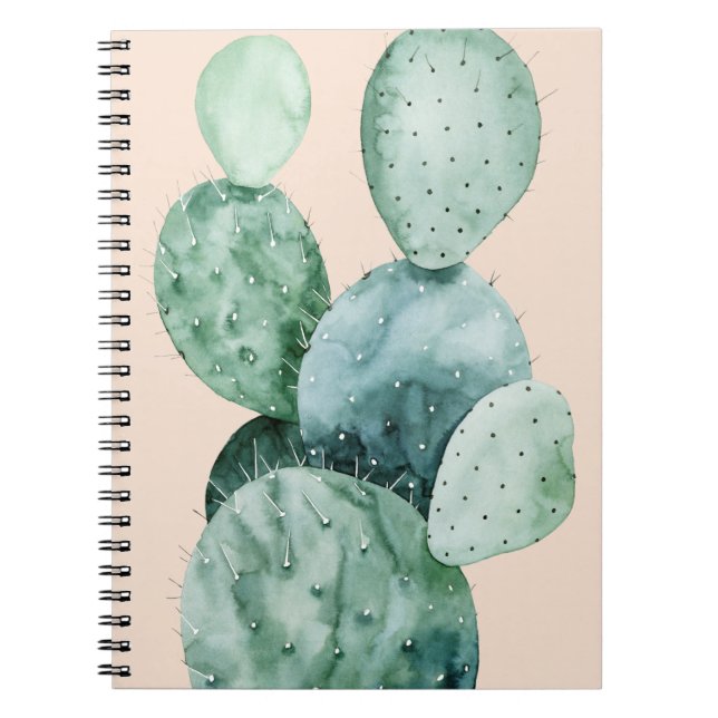 Cuaderno Cactus on Coral (Frente)