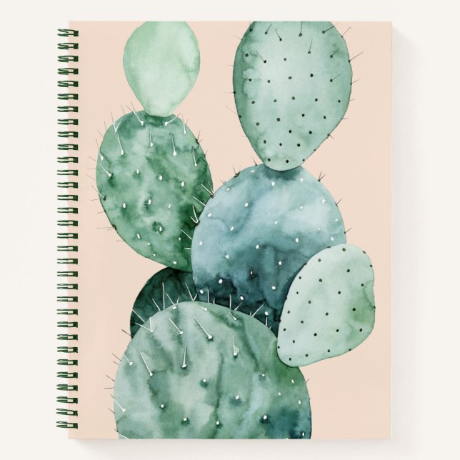 Cuaderno Cactus on Coral (Anverso)