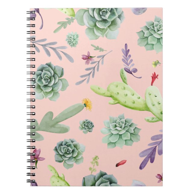 Cuaderno Cactus Pattern 8 (Frente)