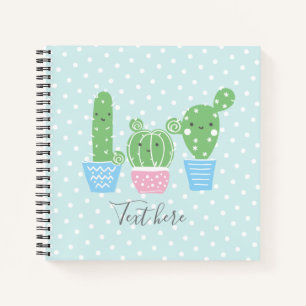 Cuaderno cactus, suculenta, linda fiesta de arte, mexicana,