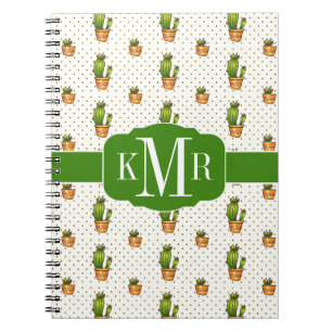 Cuaderno Cactus y modelo de punto suculento de Polk