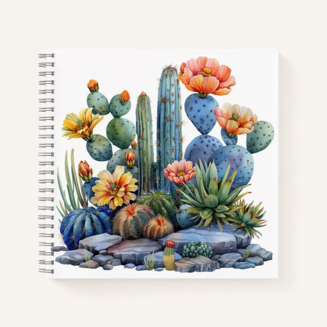 Cuaderno Cactus y suculentos (Anverso)