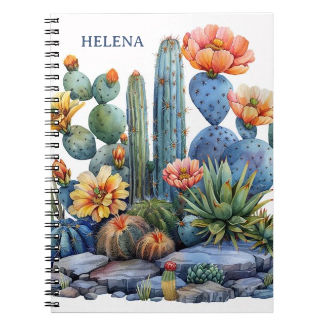Cuaderno Cactus y suculentos (Frente)