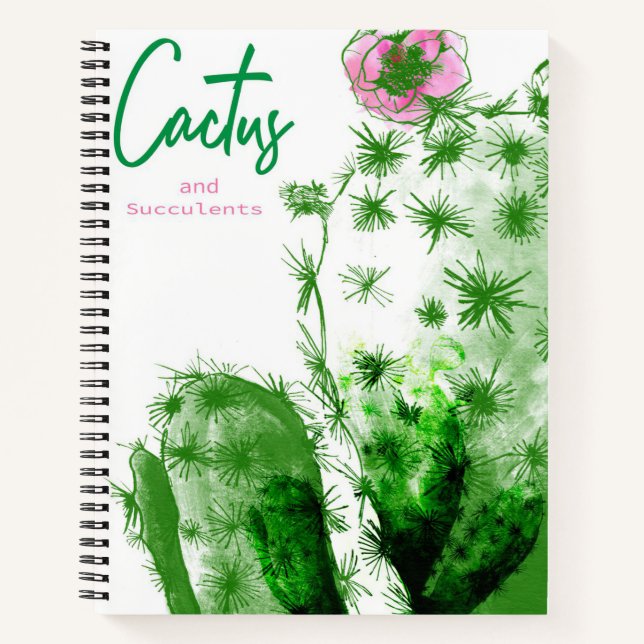 Cuaderno Cactus Y Suculentos (Anverso)