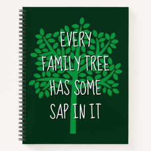 Cuaderno Cada Árbol De Familia Tiene Un Poco De Savia