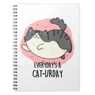 Cuaderno Cada Día Es Un Sábado Gatuno Chiste De Gatos Diver