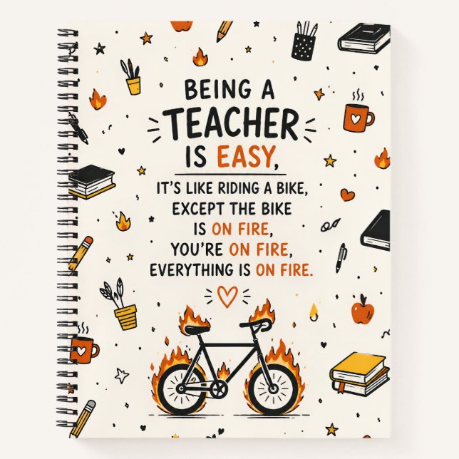 Cuaderno Cada maestro entenderá esto 😂🔥 (Anverso)