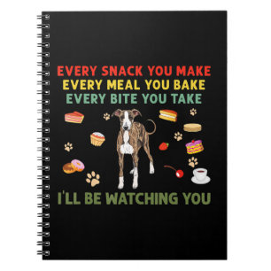 Cuaderno Cada tentempié que preparas cada comida es italian