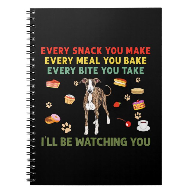 Cuaderno Cada tentempié que preparas cada comida es italian (Frente)