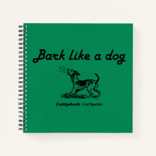Cuaderno Caddyshack   Barca Como Perro!