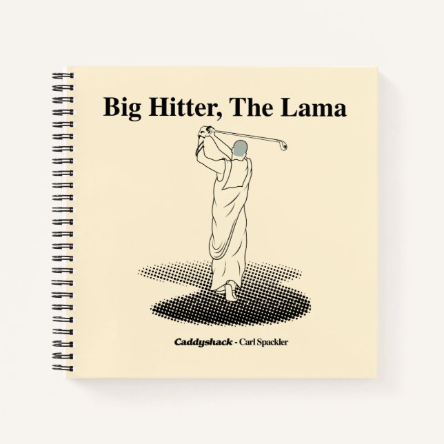Cuaderno Caddyshack | Big Hitter, El Lama (Anverso)