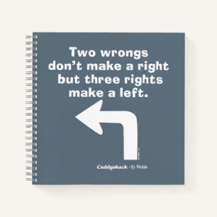 Cuaderno Caddyshack   Dos errores no hacen un derecho