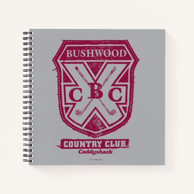Cuaderno Caddyshack | Escudo del club de campo Bushwood (Anverso)